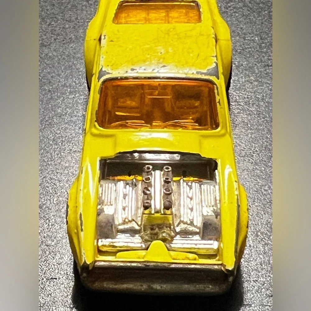 Vintage 1972 Lesney Matchbox Superfast No.44 Yellow Boss Mustang